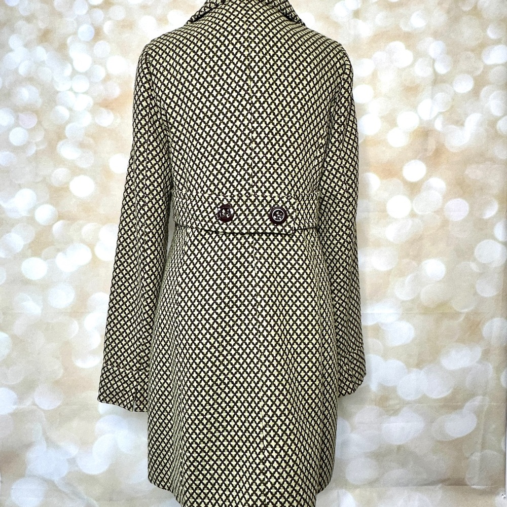 Urban Behaviour Green/Black Patterned Trench Coat - image 3